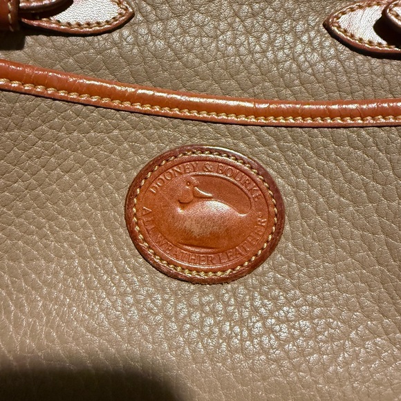 Dooney & Bourke Brown Leather Crossbody Bag - Picture 6 of 10